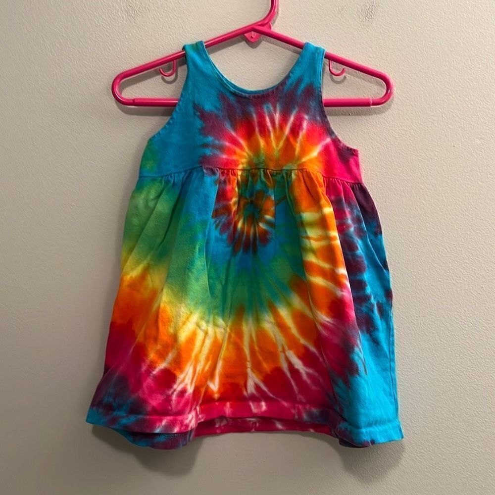 Tie Dye Baby Tank Dress 6M